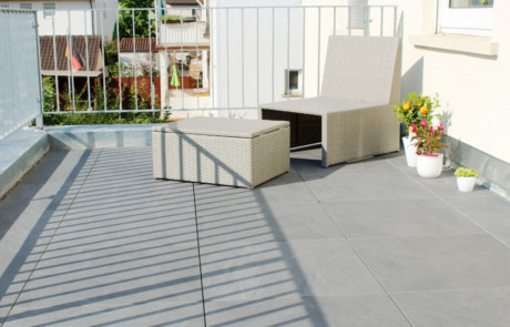 Balkon Fliesen Fliesenleger Brändle und Martel